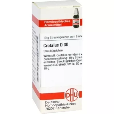 CROTALUS D 30 globuler, 10 g
