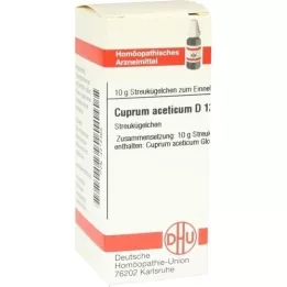 CUPRUM ACETICUM D 12 globuler, 10 g