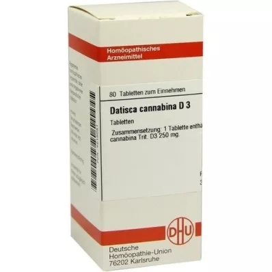 DATISCA cannabina D 3 tabletter, 80 stk
