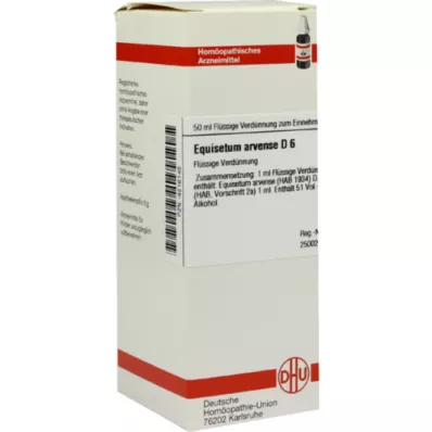 EQUISETUM ARVENSE D 6 Fortynning, 50 ml