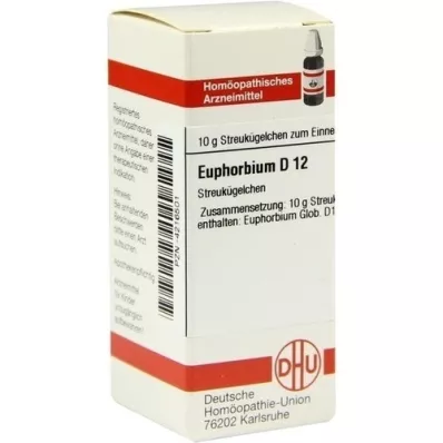 EUPHORBIUM D 12 globuler, 10 g