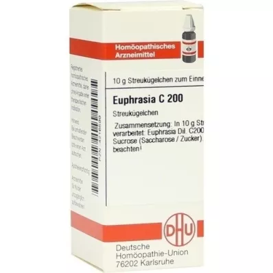 EUPHRASIA C 200 globuler, 10 g