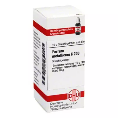 FERRUM METALLICUM C 200 globuler, 10 g FERRUM METALLICUM C 200 globuler, 10 g