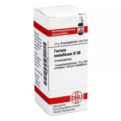 FERRUM METALLICUM D 30 globuler, 10 g