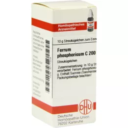 FERRUM PHOSPHORICUM C 200 globuler, 10 g