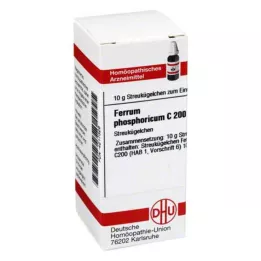 FERRUM PHOSPHORICUM C 200 globuler, 10 g