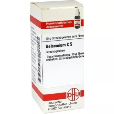 GELSEMIUM C 5 globuler, 10 g