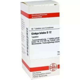 GINKGO BILOBA D 6 tabletter, 80 stk