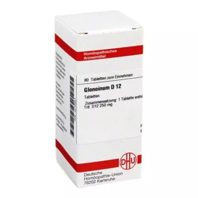 GLONOINUM D 12 tabletter, 80 stk