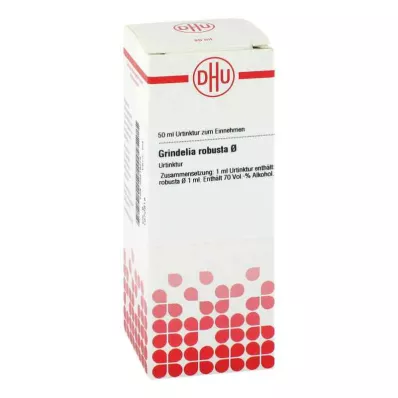 GRINDELIA ROBUSTA grunntinktur D 1, 50 ml GRINDELIA ROBUSTA grunntinktur D 1, 50 ml