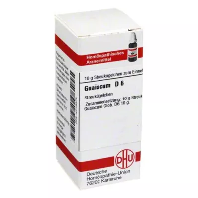 GUAIACUM D 6 globuli, 10 g