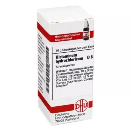 HISTAMINUM hydrochloricum D 6 globuler, 10 g