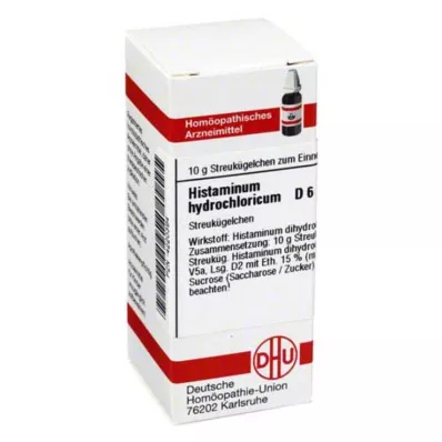 HISTAMINUM hydrochloricum D 6 globuler, 10 g