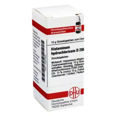 HISTAMINUM hydrochloricum D 200 globuler, 10 g