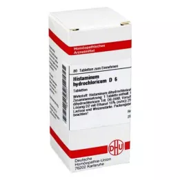 HISTAMINUM hydrochloricum D 6 tabletter, 80 stk