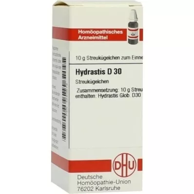 HYDRASTIS D 30 globuler, 10 g