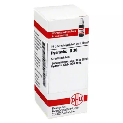 HYDRASTIS D 30 globuler, 10 g HYDRASTIS D 30 globuler, 10 g
