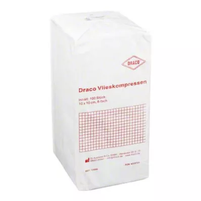 VLIESKOMPRESSEN usterile 10x10 cm 8x, 100 stk VLIESKOMPRESSEN usterile 10x10 cm 8x, 100 stk