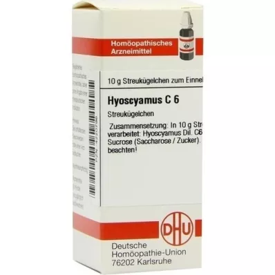 HYOSCYAMUS C 6 kuler, 10 g