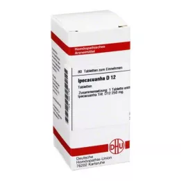 IPECACUANHA D 12 tabletter, 80 stk