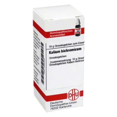 KALIUM BICHROMICUM C 6 globuli, 10 g