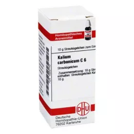 KALIUM CARBONICUM C 6 globuli, 10 g