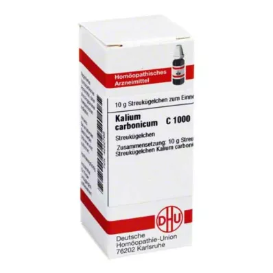 KALIUM CARBONICUM C 1000 globuler, 10 g