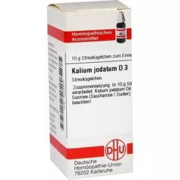 KALIUM JODATUM D 3 kuler, 10 g