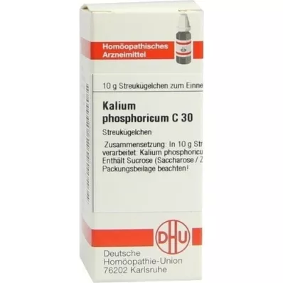 KALIUM PHOSPHORICUM C 30 globuler, 10 g