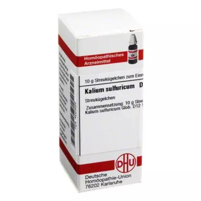 KALIUM SULFURICUM D 12 globuler, 10 g KALIUM SULFURICUM D 12 globuler, 10 g