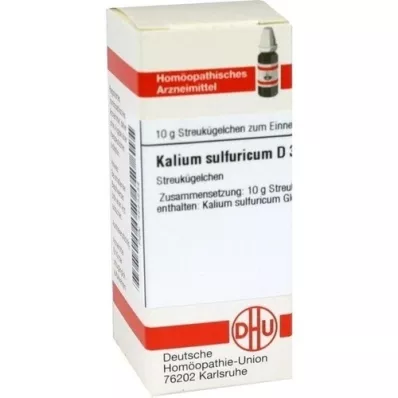 KALIUM SULFURICUM D 30 globuler, 10 g