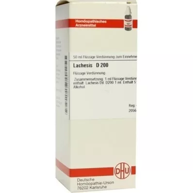 LACHESIS D 200 Fortynning, 50 ml