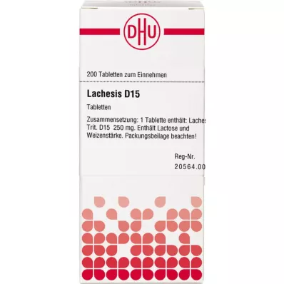 LACHESIS D 15 tabletter, 200 stk