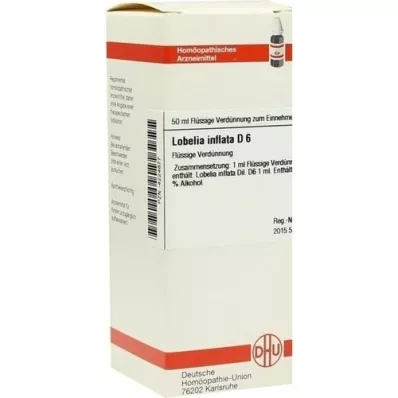 LOBELIA INFLATA D 6 Fortynning, 50 ml