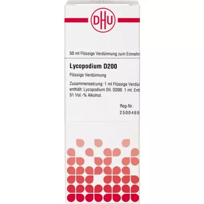 LYCOPODIUM D 200 Fortynning, 50 ml