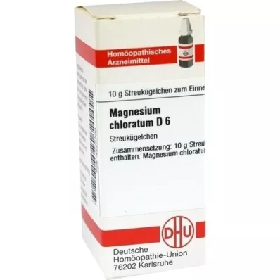 MAGNESIUM CHLORATUM D 6 globuli, 10 g