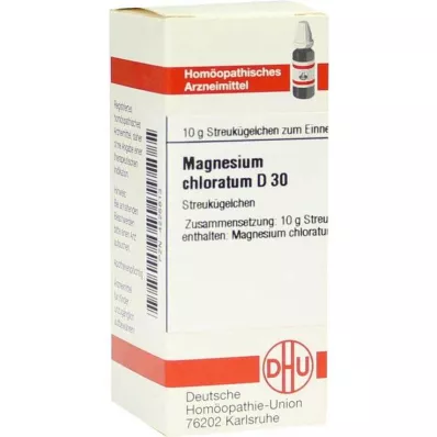 MAGNESIUM CHLORATUM D 30 globuler, 10 g MAGNESIUM CHLORATUM D 30 globuler, 10 g