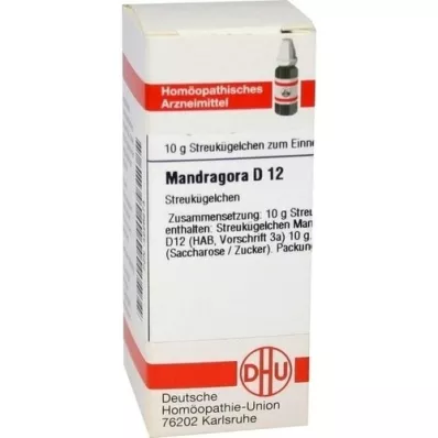 MANDRAGORA D 12 globuler, 10 g