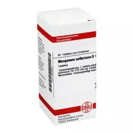 DHU Manganum sulfuricum D 12 tabletter, 80 stk