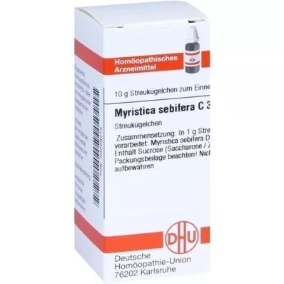 MYRISTICA SEBIFERA C 30 globuler, 10 g