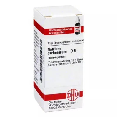 NATRIUM CARBONICUM D 6 globuli, 10 g