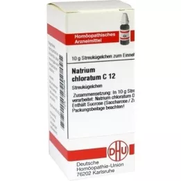 NATRIUM CHLORATUM C 12 kuler, 10 g