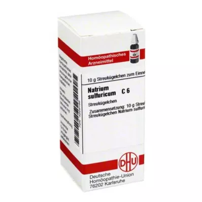 NATRIUM SULFURICUM C 6 globuli, 10 g