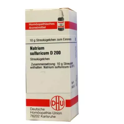 NATRIUM SULFURICUM D 200 globuler, 10 g