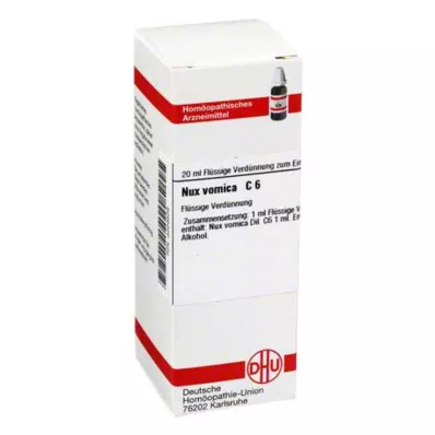 NUX VOMICA C 6 Fortynning, 20 ml NUX VOMICA C 6 Fortynning, 20 ml