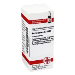 NUX VOMICA C 1000 globuler, 10 g