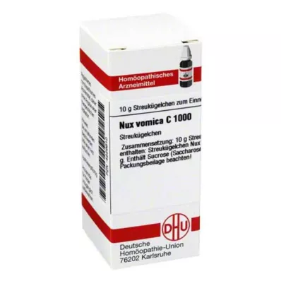 NUX VOMICA C 1000 globuler, 10 g