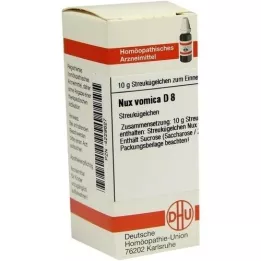 NUX VOMICA D 8 globuli, 10 g