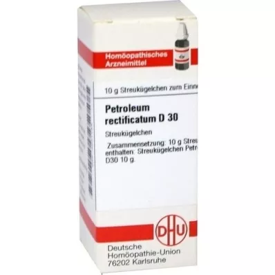 PETROLEUM RECTIFICATUM D 30 globuler, 10 g