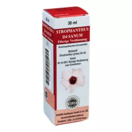 STROPHANTHUS D 4 Sanum-dråper, 30 ml